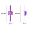 3 Wind Speeds Watch Fan Gradient Flowers USB Rechargeable Fan 2025 Handheld Fan  Toy