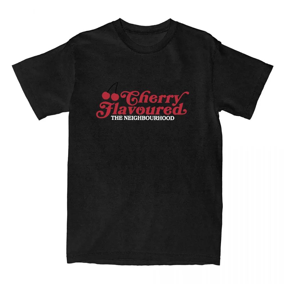

Cherry Flavoured The Neighbourhood Tshirts Band The NBHD Graphic T-shirt Hip Hop UnisexS Treetwear Tees Summer Male Tops M