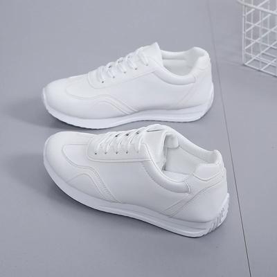 Modne Damskie Buty Codzienne do Chodzenia Letnie Płaskie Sznurowane Skórzane Wysokiej Jakości Trampki Modne Uniwersalne Płaskie Mokasyny Damskie Trampki