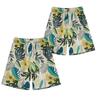 Fashion Versatile Sports Shorts Men'S Summer Sports Shorts Leaf Printed Five-Point Pants Casual Pants Teen