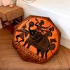 Warrior Cow  pattern, automatic folding umbrella, portable and foldable design, 8 ribs, a Christmas or birthday gift.