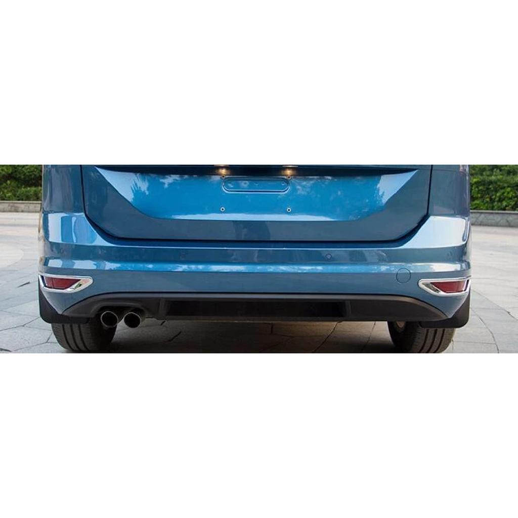 For Volkswagen Touran 2016 2017 2018 ABS Chrome Rear Fog Lamp Fog Light Cover Trim Car Foglight Bezel Exterior Car Styling