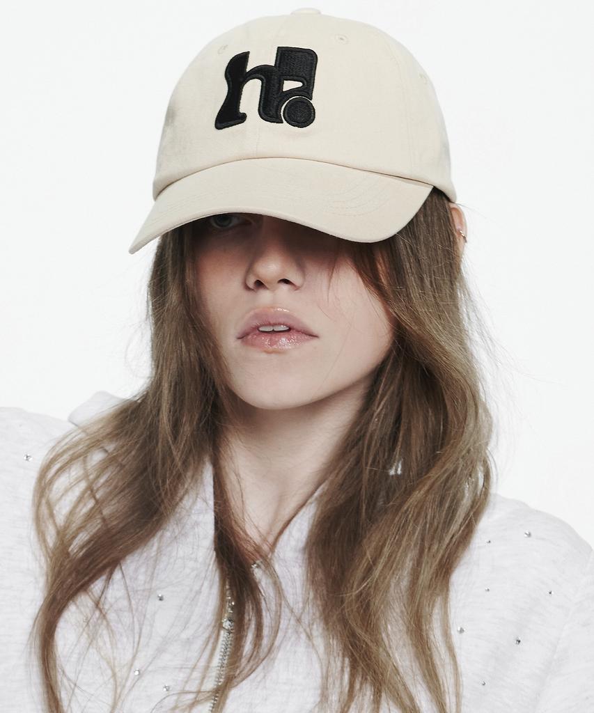 HOLYNUMBER7 Holy Symbol Big Logo Ball Cap_Light Beige