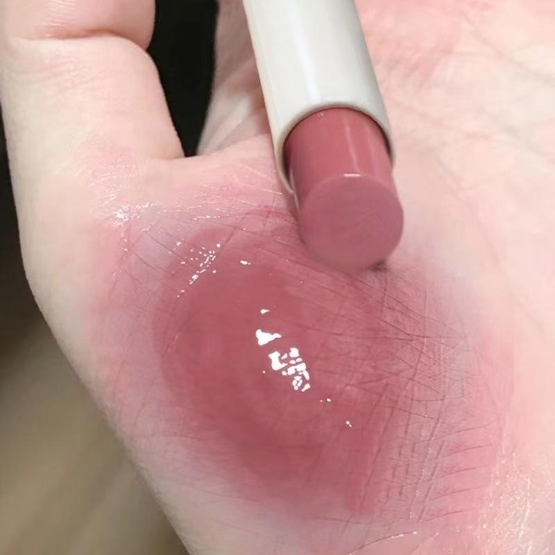 Gentle & Spicy: Cherry Blossom Rose Tea Lipstick - Moisturizing, Non-Fading, Student-Friendly Whitening Nude Lip Gloss