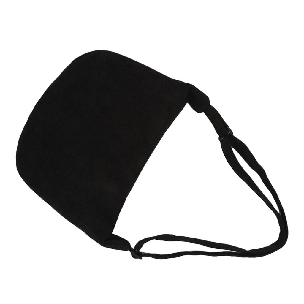 Corduroy Shoulder Bag Minimalist Crossbody Bag Women's Handbags Fashion Fabric Underarm Bags Solid Color Zipper Female Handbag