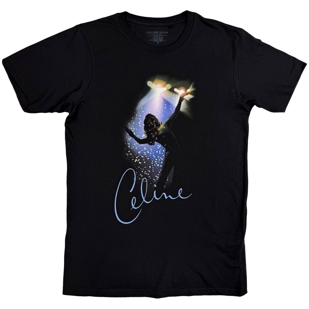 Celine Dion Spotlight T-shirt Small Black