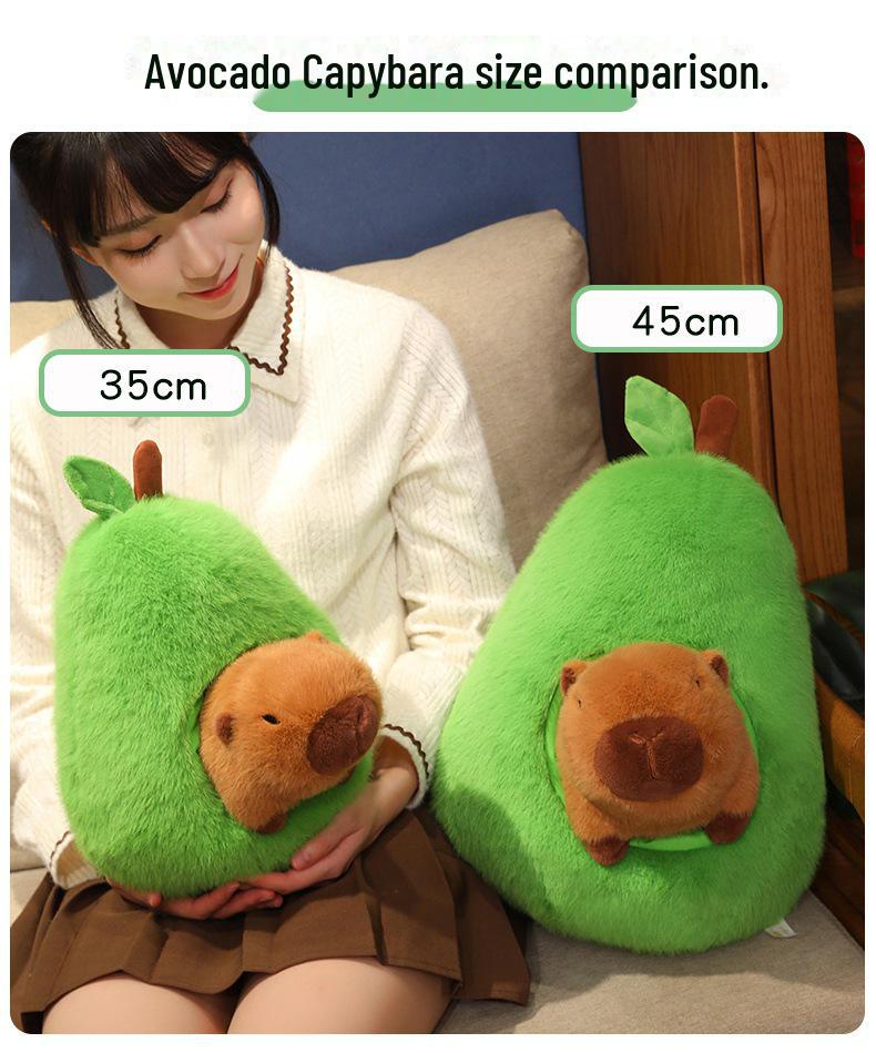 Adorable Avocado Capybara Plush Toy - Perfect Children's Gift!