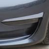 Pack of 2 Carbon   Fog Light Throwers for Car Accessories, Front Fog Light Thrower Cover, Self-adhesive, Scratch  , Water