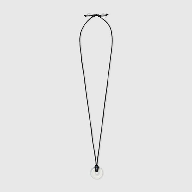 NIEEH CRYSTAL NECKLACE_CLEAR QUARTZ