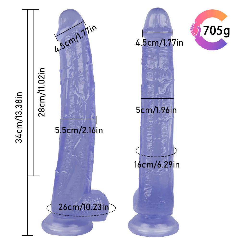MoDi 28cm Insertable Big Dildo Realistic Penis Massager Dildo Vagina Waterproof Adult Sex Toys for Woman
