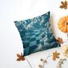 chess Cushion Cover Iceland Washable Linen Soft  for Daily Sofa Bed Home Room Decor