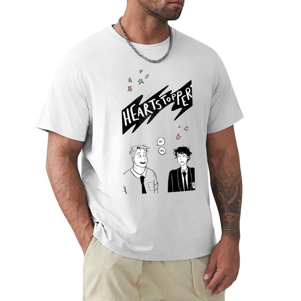 Hearts Topper T-Shirt Plain Quick-Drying Graphic Shirts Vintage Graphic Tee Men T Shirts High Quality