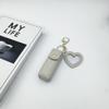 Portable with Mirror Lipstick Bag Compact Mini Lip Balm Holder PU Leather Universal Lip Oil Keychain Travel