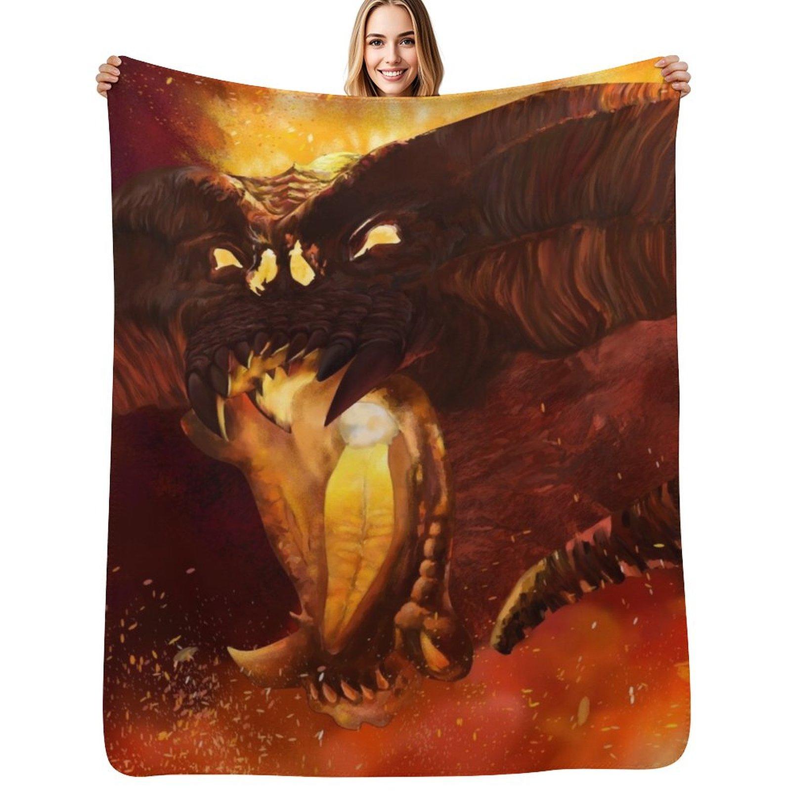 

Durins Bane Throw Blanket Fade Resistant Durable Throw Blanket 102x76cm(40x30in)