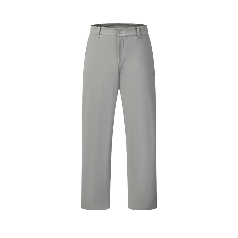 Fila A.P. Fashion Trend Simple Classic Basic Versatile Comfortable Woven Casual Pants Men Pants Moon-Mist-Gray A11M611802FGY