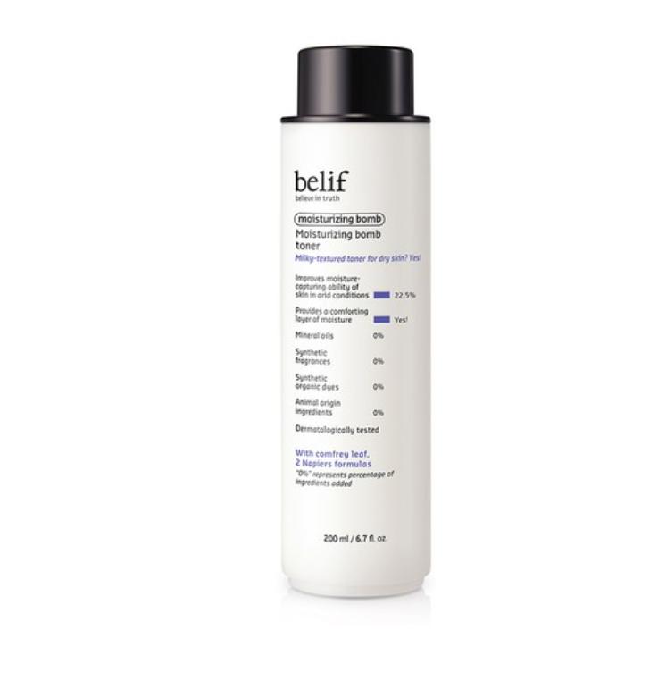 belif Moisturizing Bomb Toner 200ml Deep Hydration Moisture Toner 1 ea
