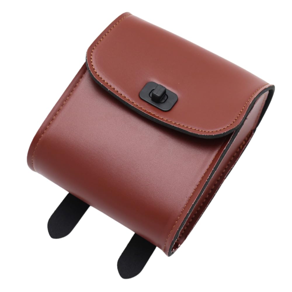 

ideamall Motorcycle Side Bag, Tool Bag, Mobile, Motorcycle, Etc. Case, Accessories Holder (Brown) standard size