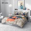Naruto Cotton Bedding Set: Duvet Cover, Fitted Sheet, Pillowcase for Boys' Dorms