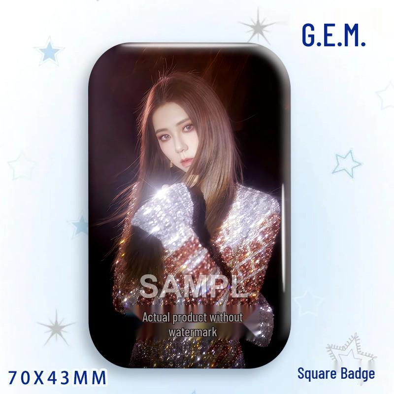 G.E.M. Star Idol Laser Badge & Brooch Pendant