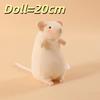 Peluche Topo Cartone Animato Morbido Pelliccioso Animale di Peluche Ratto Adorabile Topo Elegante Peluche Per Ragazza Decorazione Casa Regali di Compleanno
