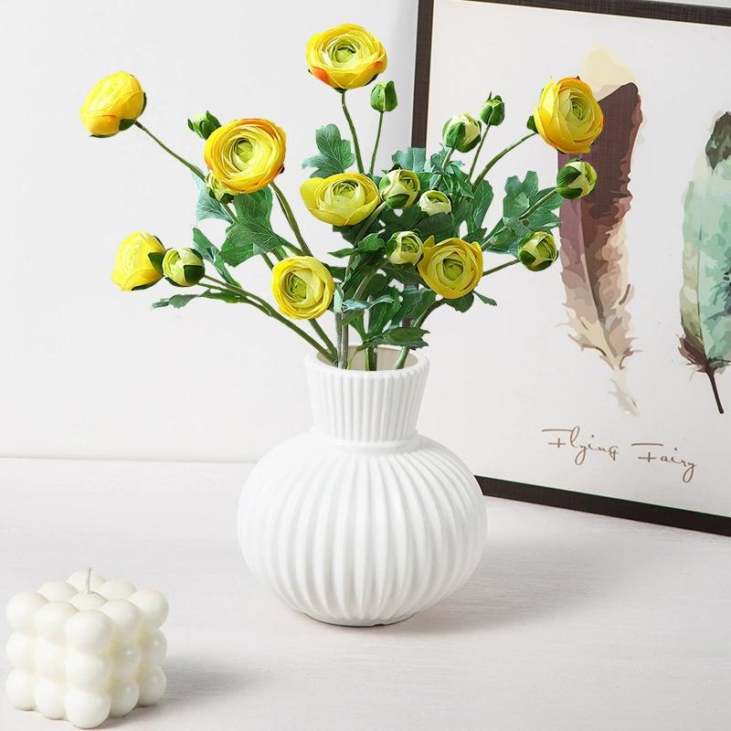 Plastic Flower Vase for Flowers Desk Accessorie Interior Accessories Table Decoration and Accessories Room Decoration