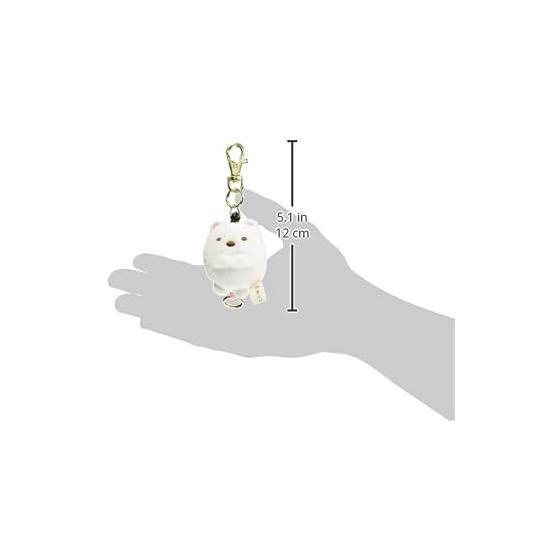 San-X Sumikkogurashi Plush Reel Keychain Polar Bear AB03101