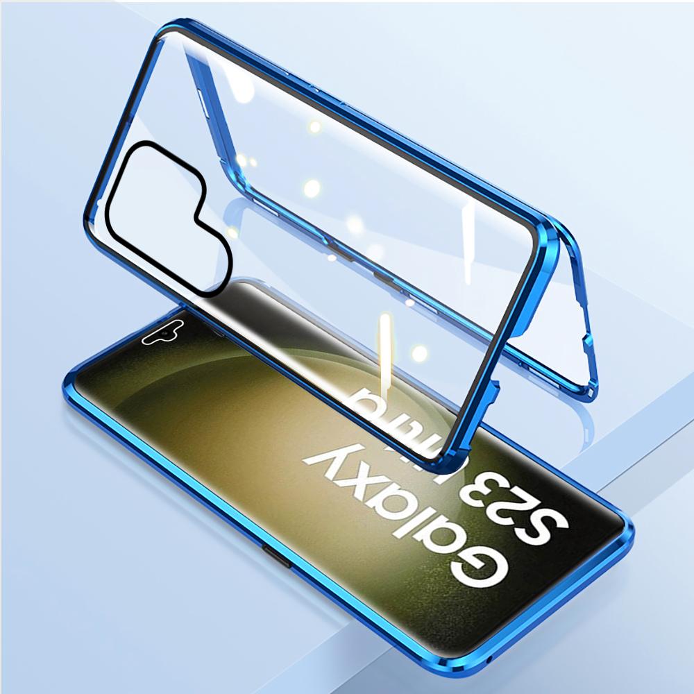 Anti Peeping Magnetic Case for SamsungS26 S25 S24 S23 Ultra Note 20 S20 FE Note 10 Plus Note 9 Double Sided Tempered Glass Cover