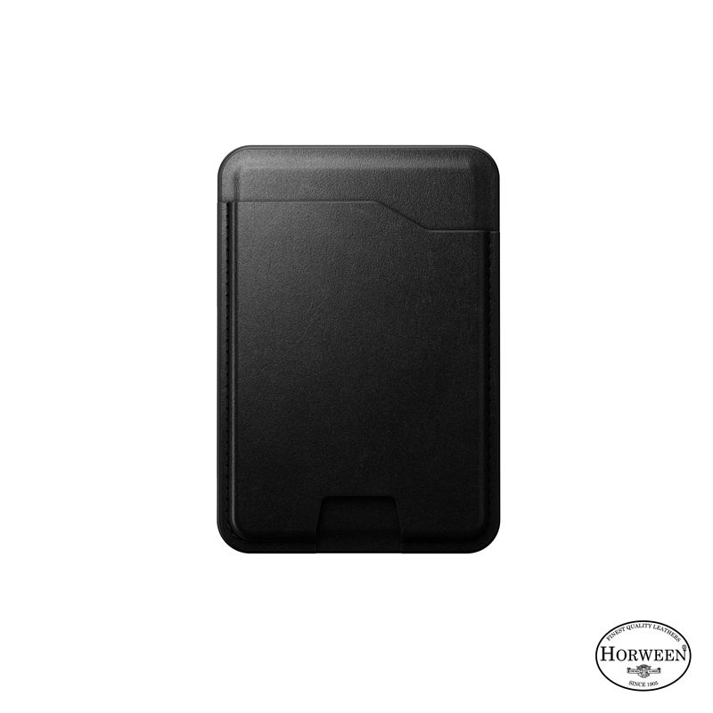 Nomad Leather Mag Wallet With Find My Tracking, Black