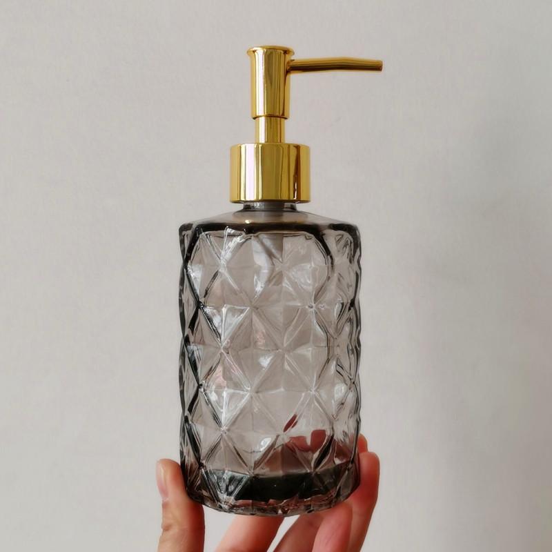 500ml Press Type Soap  Bottles Dispensers Refillable Hand Dish Ideal for Kitchen Sink Decor Bottling Soap Bottle