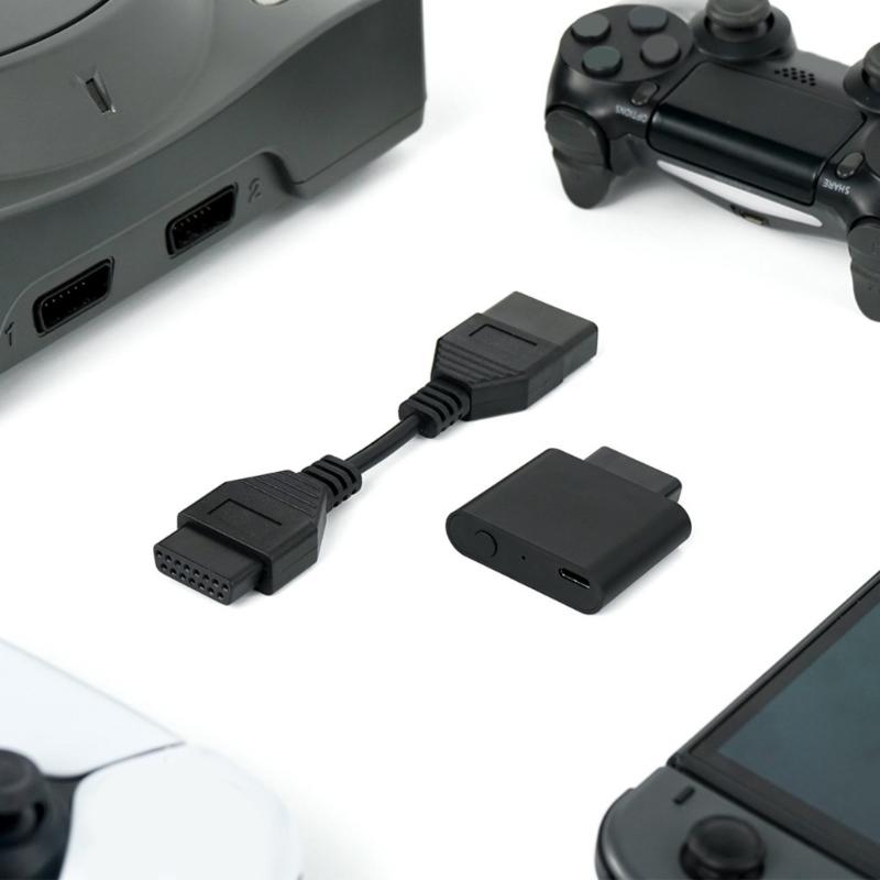 Wireless Adapter for Classical Gaming Consoles Plug and Play Retro Gaming with Low Latency Multiplayer Support