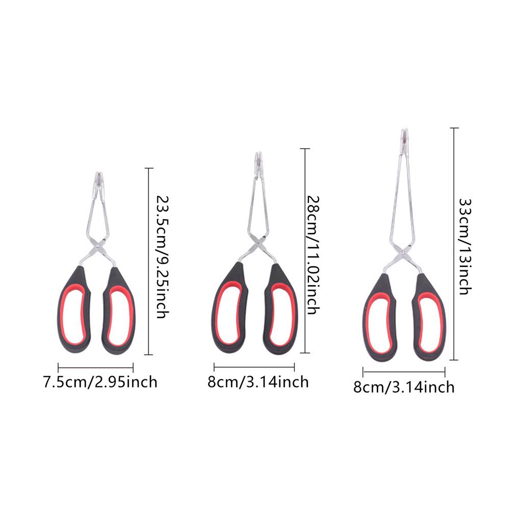 Barbecue Tong for Outdoor Cooking Use Heat Resistant BBQ Baking Clip with Long Handle Kitchen Cooking Accessories