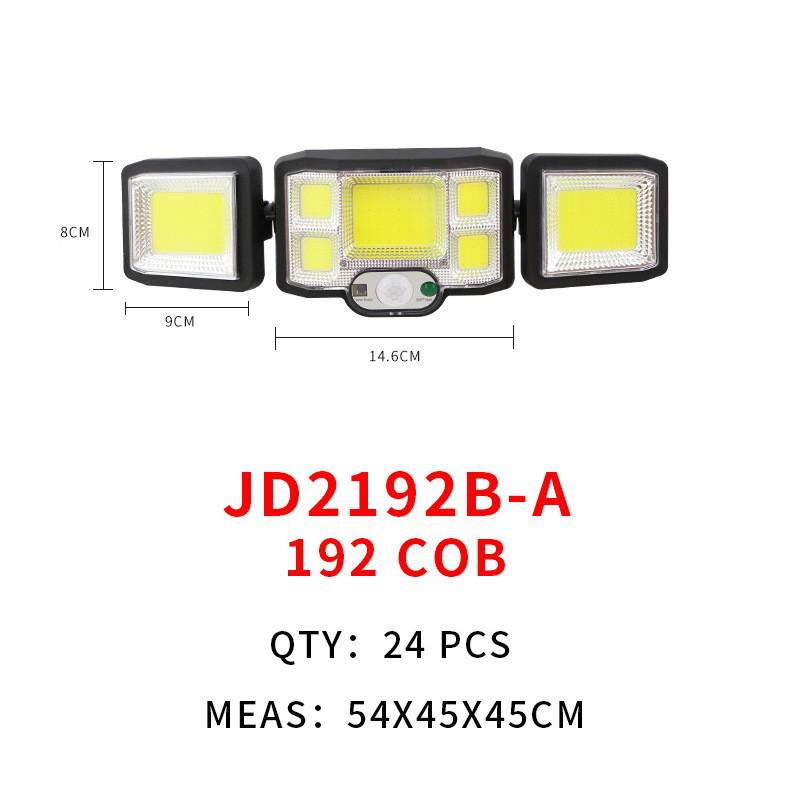 Triple-Head Rotatable Solar Outdoor Wall Lamp for Streets and Courtyards