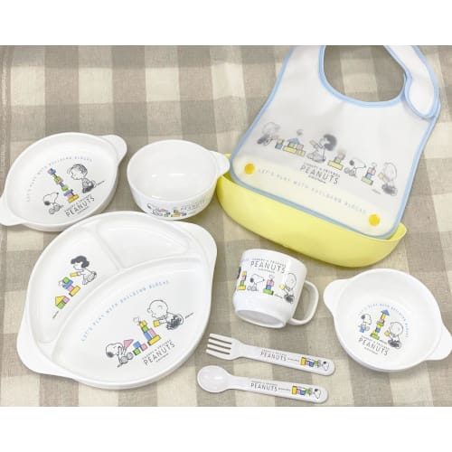 OSK Baby Spoon and Fork Set, Snoopy, SF-27