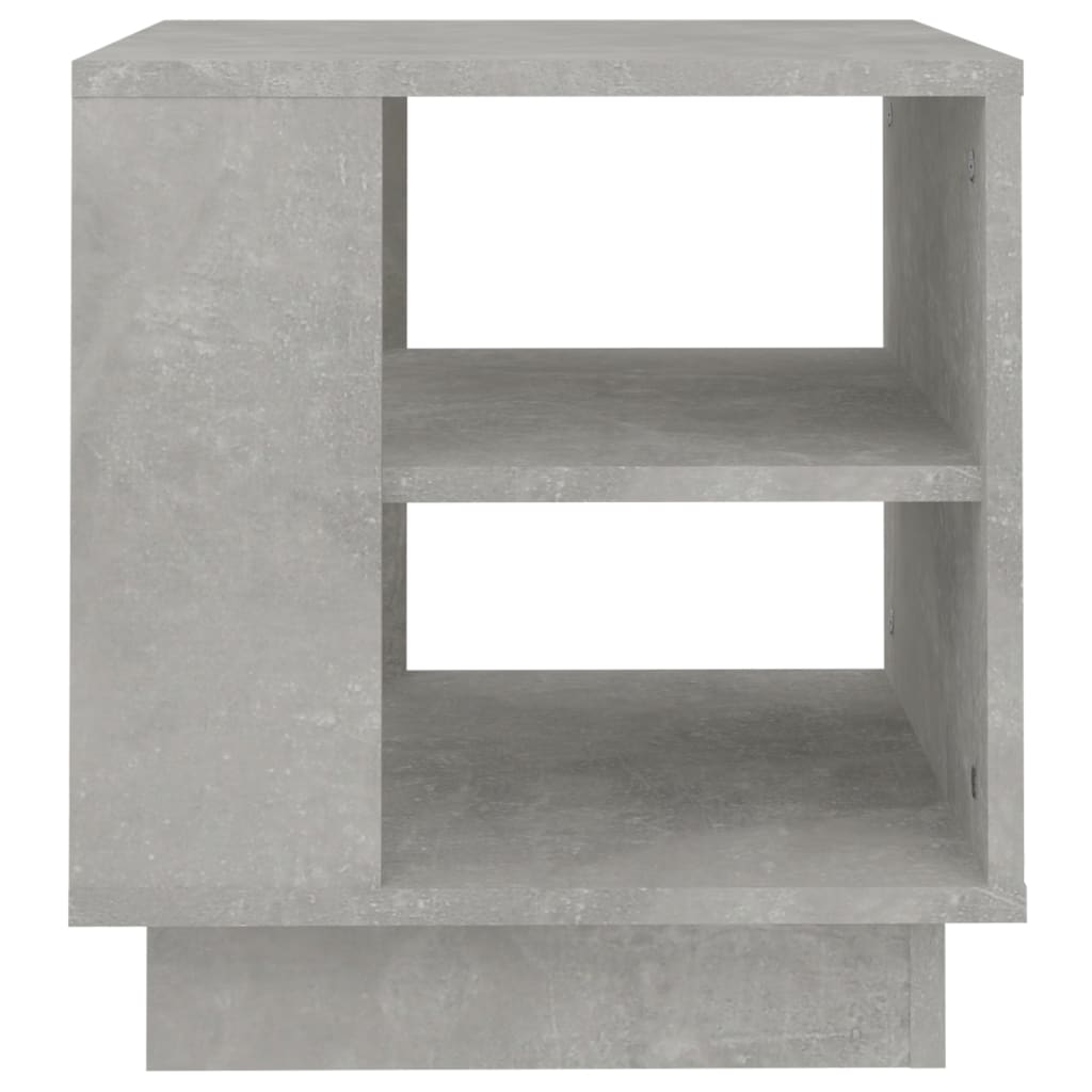 Coffee Table Concrete Gray 40 x 40 x 43 cm Engineered Wood