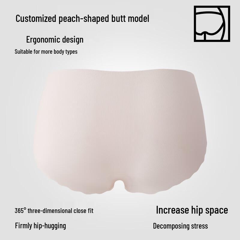 Yalu Women's Thin Ice Silk Antibacterial Briefs