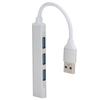 USB3.0 Hub 4 Port Aluminum Alloy Adapter Converter UltraHigh Speed Splitter Accessories