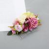 Bohemia Brides Wedding Flower Hair Comb Hairpin Bridesmaid Headdress Hair Combs Hair Accessories For Women Girls Floral Hairpins