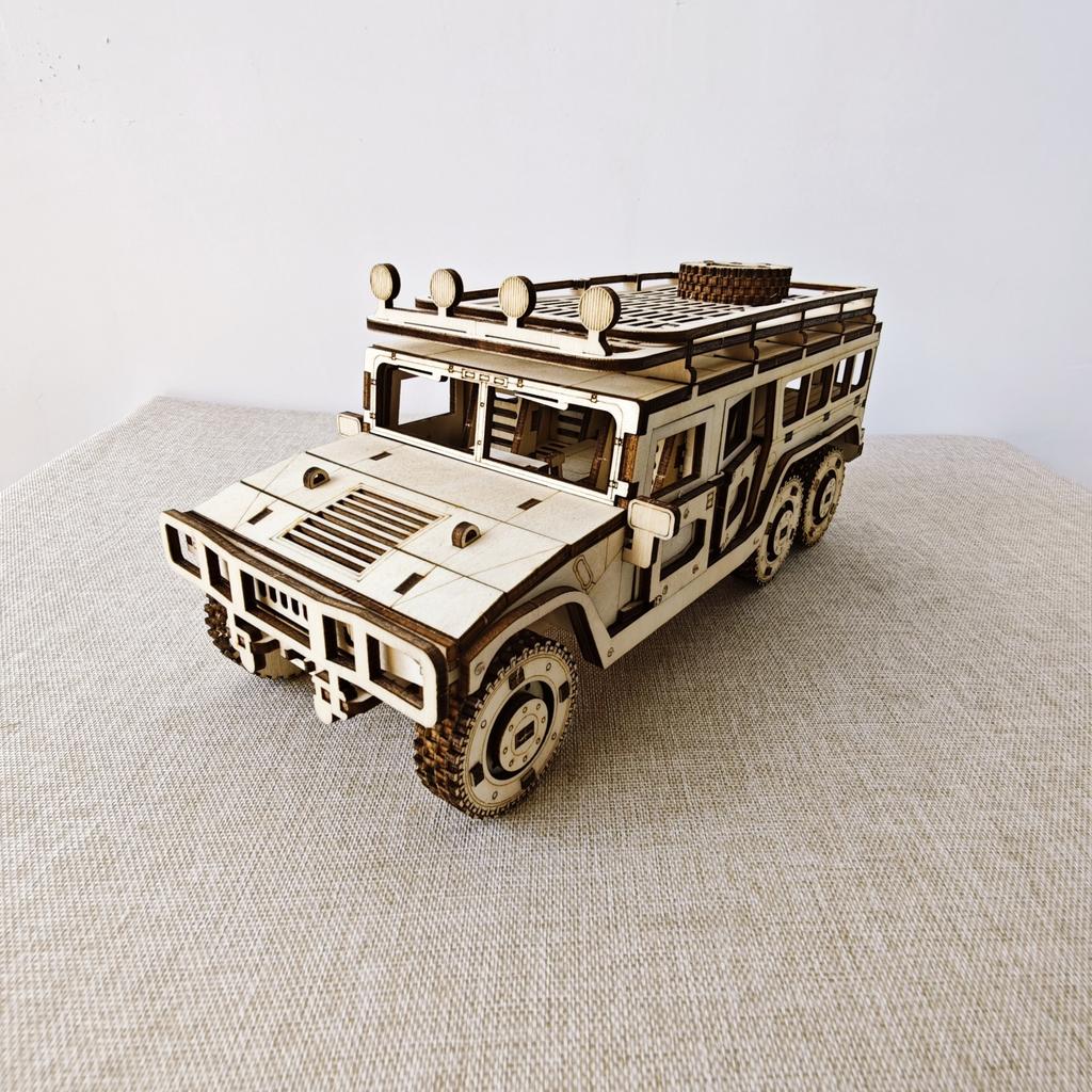 Build Your Own 3D Wooden Puzzle Model Kit - A Fun and Educational DIY Gift