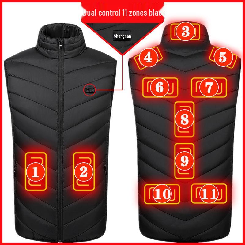 Men's Smart Heated Vest: Full Body Electric Heating with Constant Temperature
