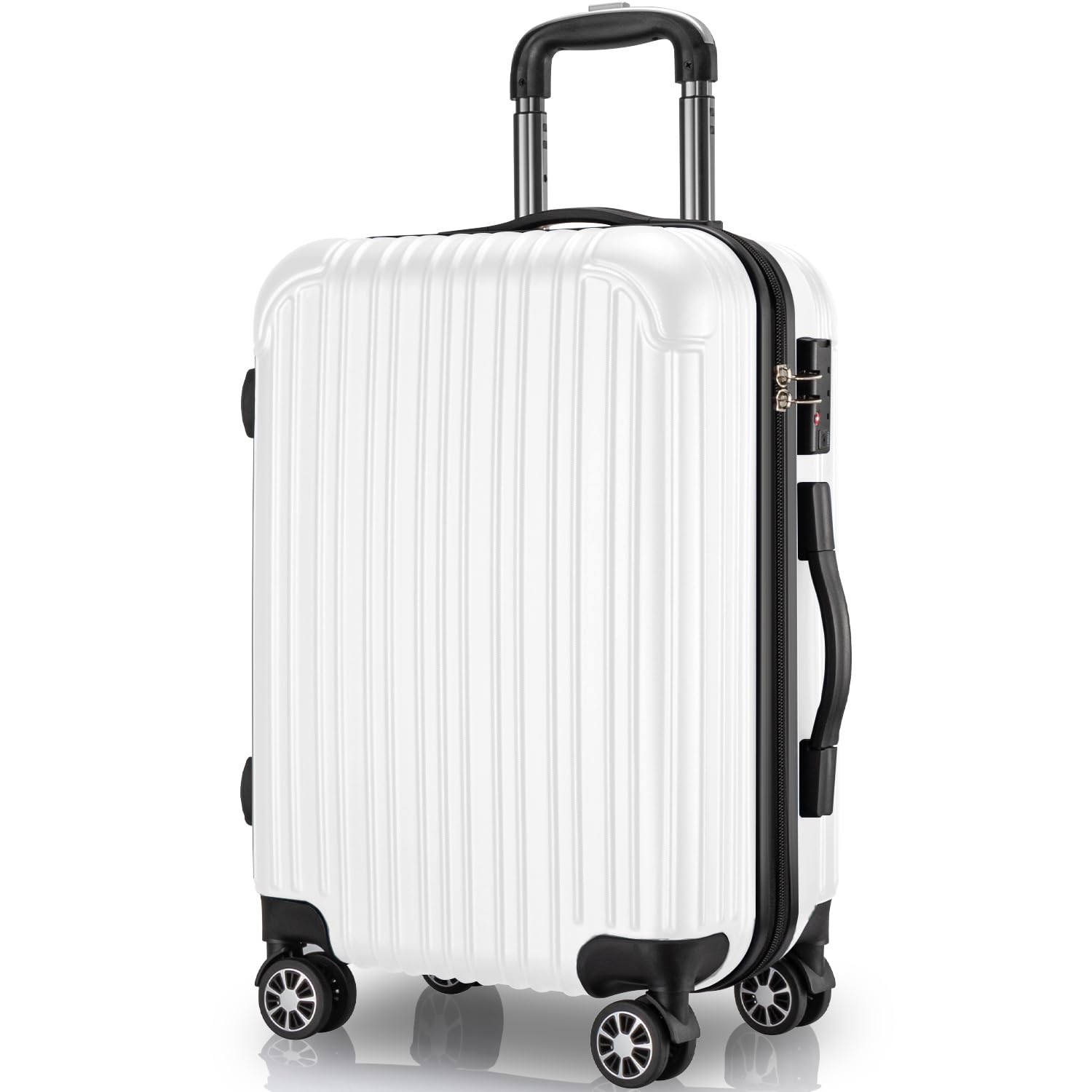 

Carry Carry TSA Dial Ultra Quiet Double Business Trips [VARNIC] Чемодан, Кейс, Сумка, Ручная кладь, Замок, Ударопрочный, Большой, Легкий, Ролики, Путешествия, белый