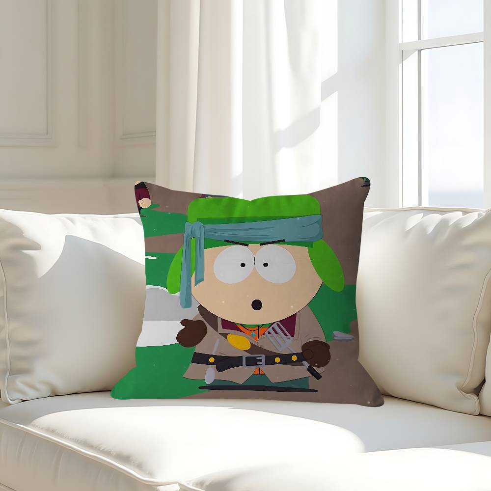 South Park K-Kyle Broflovski Kissenbezug Abnehmbarer Waschbarer Kissenbezug – Ganzjährig Weiches Leinen