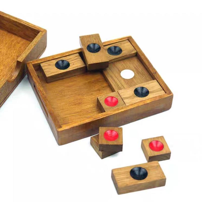 Iq 3D Wooden Puzzle Rompecabezas Montessori High Difficulty Brain Teaser Game Quebra Cabeça Casse Tete Juegos De Lógica