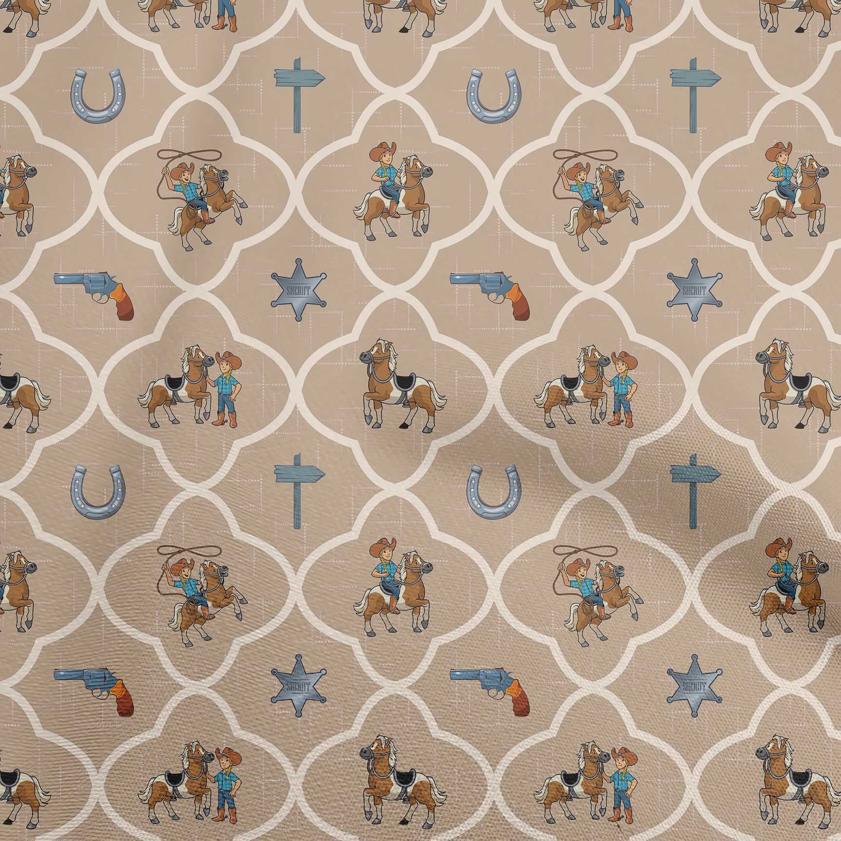 

OneOone Cotton Flex Світло-фіолетова тканина Ковбойське шиття Ремісничі проекти Принти на тканині 40 дюймів 42 Inch Wide - Viscose Chiffon коричневий