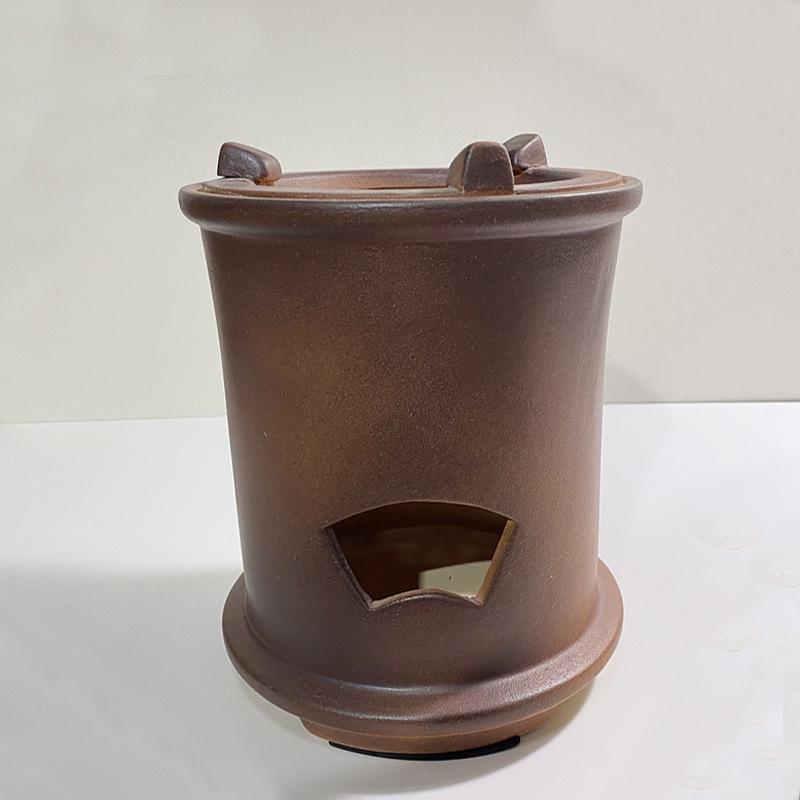 Volcanic Stone Electric Teapot Stove Set for Indoor Cooking and Gifting