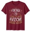 Vintage 70 Years Of Being Awesome Unisexs TShirt 70th Birthday