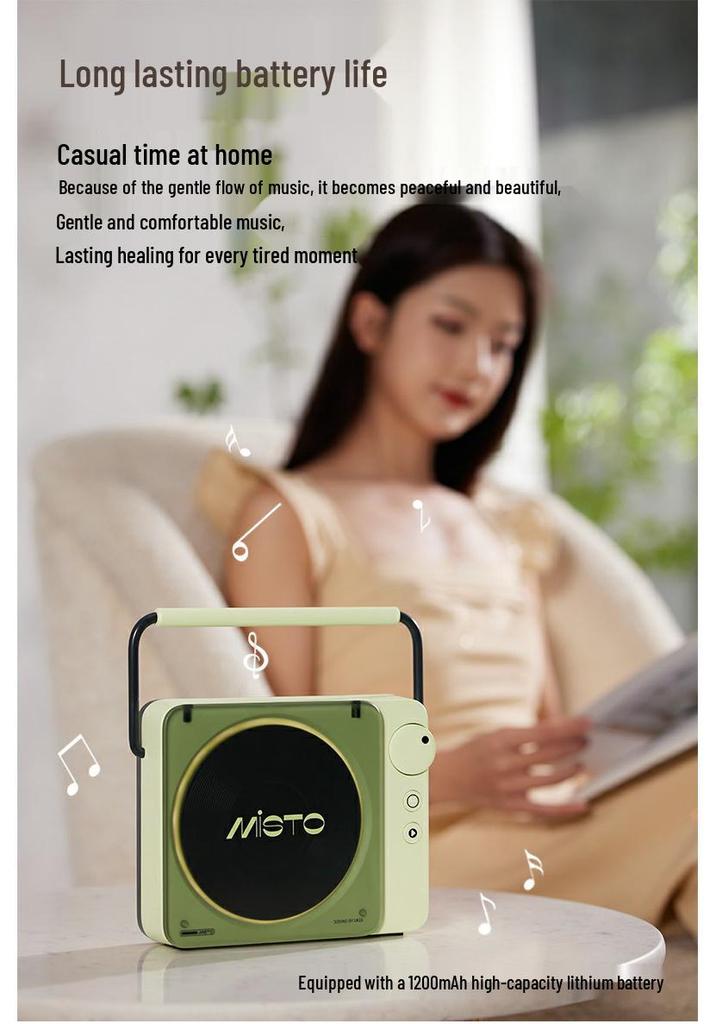 Bluetooth Wireless Speaker with Light-Activation, High-Quality Sound, Smart Design, Night Light Feature, and Compact Size.