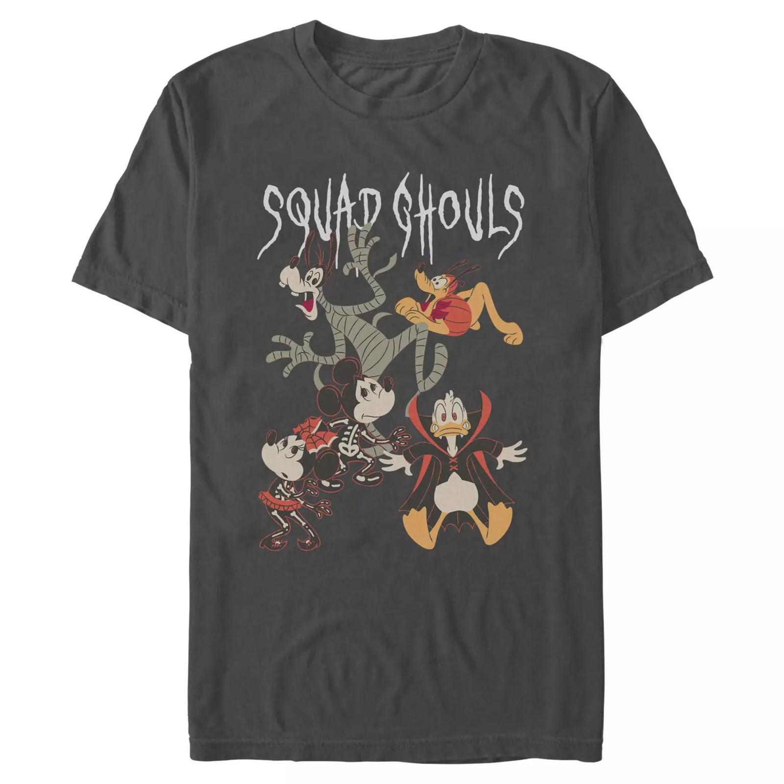 Mickey Mouse and Friends Squad Ghouls Halloween T-Shirt Adults Comfort Colors 4XL