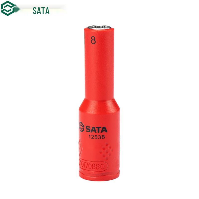 SATA VDE Insulated 12-Point Long Socket