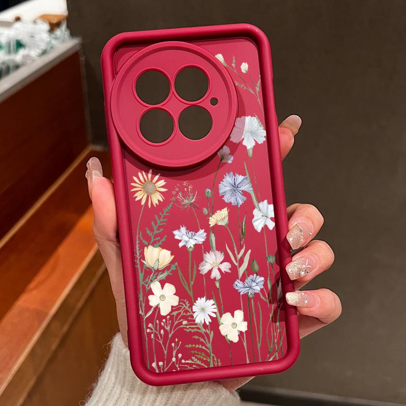 

Чохол для телефону з квітковим гроном Для OnePlus 13 13T 12 13R 12R 11R 5G Ударостійкий м який силіконовий ТПУ Задній чохол Для OnePlus Ace 5 3 2 OnePlus 12