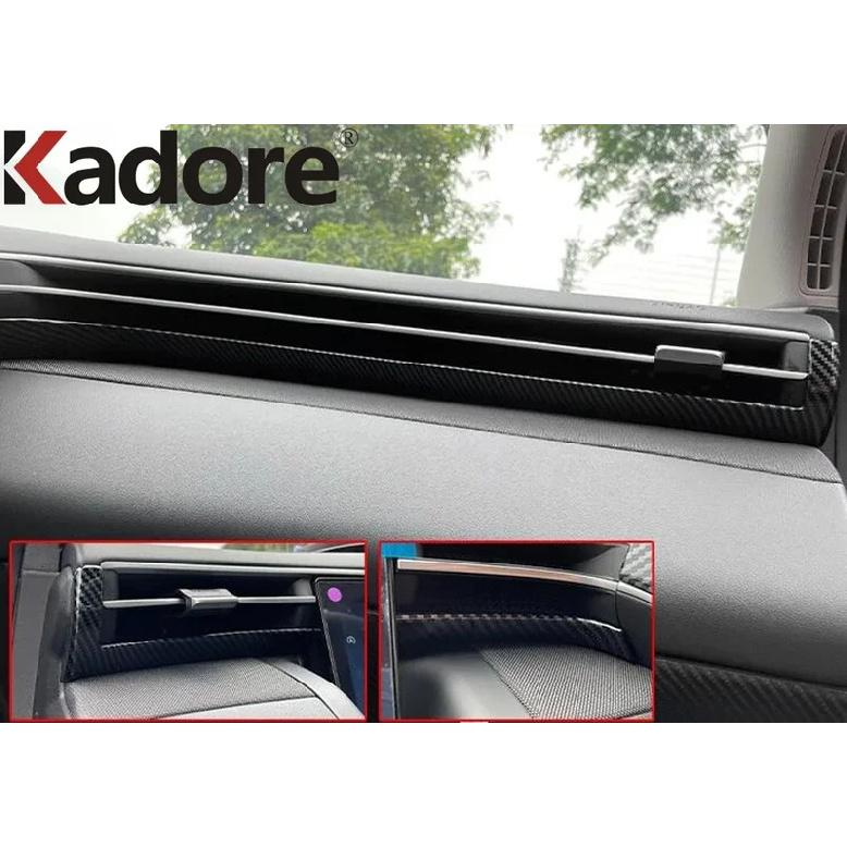 Car Side Air Condition Vent Outlet Cover Trim For Hyundai Tucson NX4 2024 Carbon Fiber Interior Accessories